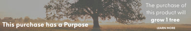 The purchase of this product will grow 1 tree